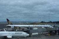 Flugzeug für Flug nach Singapur