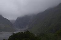 Am Fox Gletscher - leider sieht man den Gletscher nicht