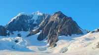 Am Gletscher angekommen, Mount Tasman 