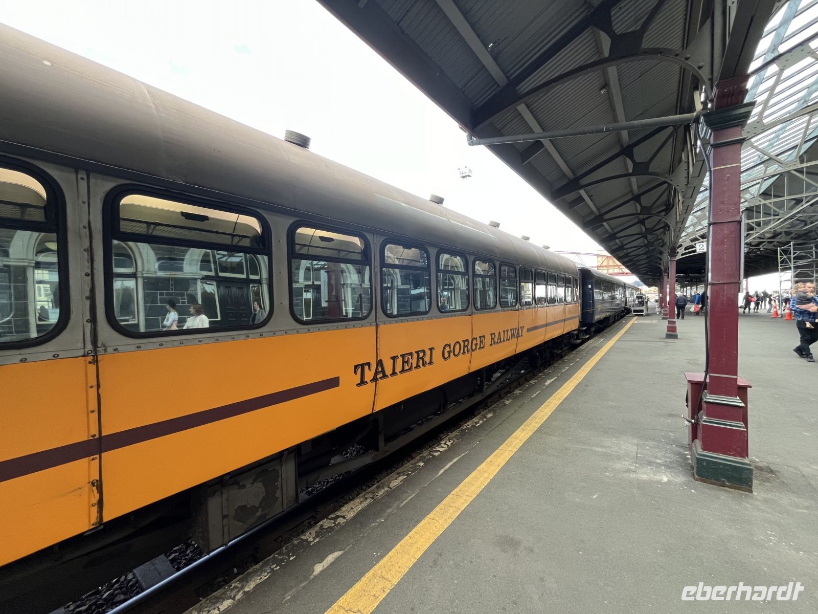 Bahnsteig in Dunedin