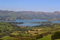 Banks-Halbinsel - Blick nach Akaroa