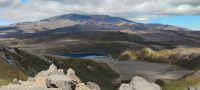 Blick vom Upper auf den Lower Tama Lake 