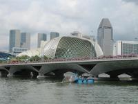 Bootsfahrt in Singapur