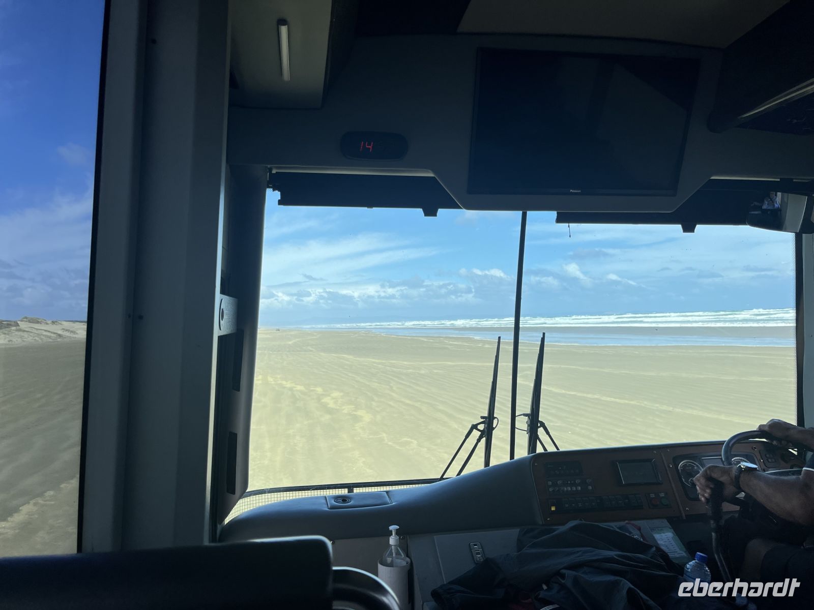 Fahren über den 90 Mile Beach