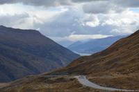 Fahrt über die Crown Range Road nach Queenstown