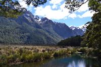Fahrt von Te Anau zum Milford Sound - Mirror Lake