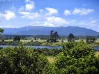 Faszinierende Landschaft in den Südalpen, Zugfahrt nach Christchurch