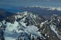 Flug um den Mount Cook - Blick zum Lake Pukaki