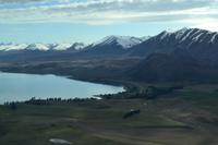 Flug um den Mount Cook - Lake Tekapo