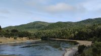 Flussmündung am Te Anau 