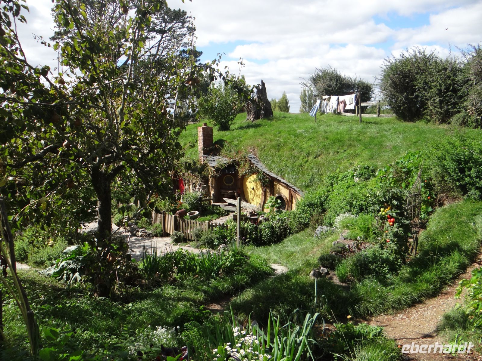 Hobbiton Movie Set, arrangierte Idylle