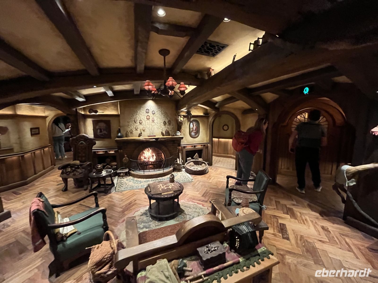 Im Inneren eines Hobbit Hauses