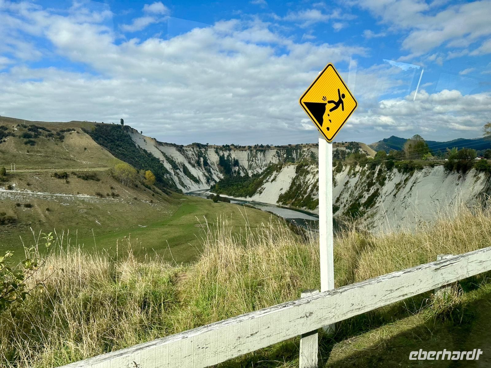 Kreideklippen bei Mangaweka