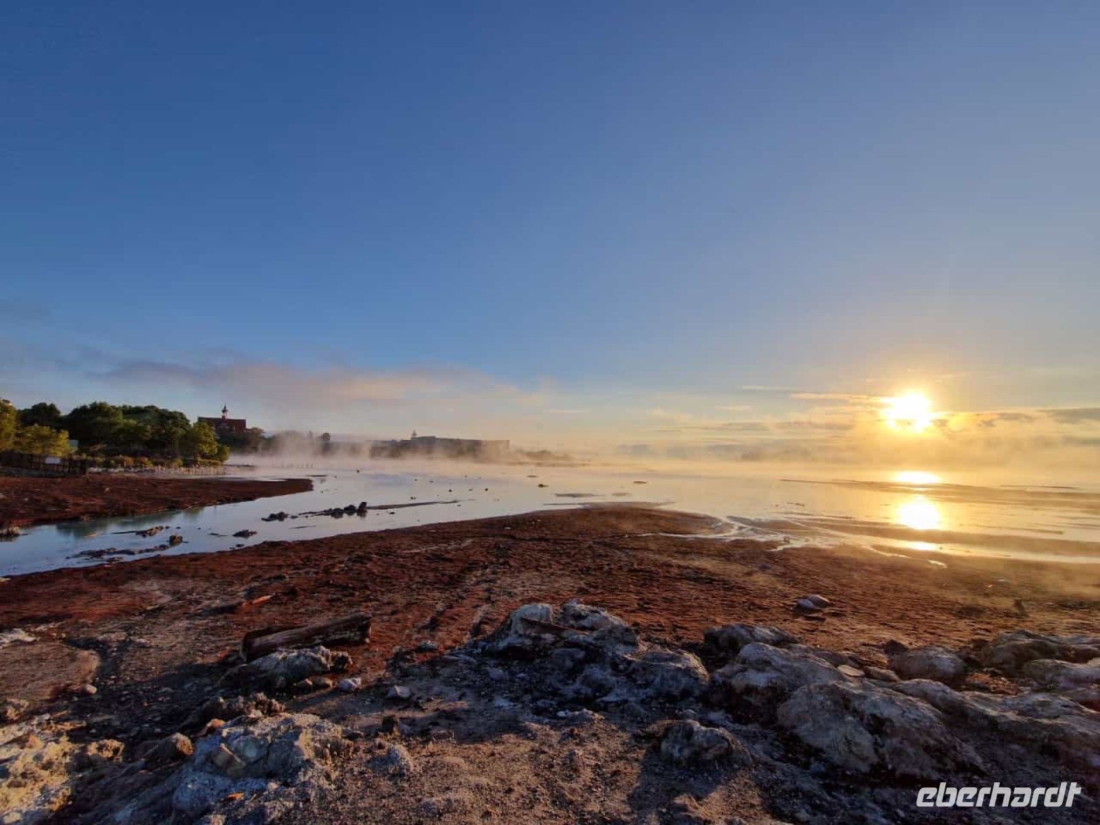 Lake Rotorua am Morgen