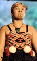 Maorifrau in Rotarua
