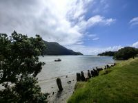Mittagspause an einem Strand im Norden der Nordinsel