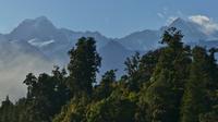 Mount Tasman (links) und Mount Cook