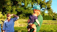 Neuseeland Südinsel - Farmerfamilie Dok, Elsie und Oliver