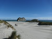 Neuseeland Südinsel - Genießertag an der Golden Bay - Wharariki Beach