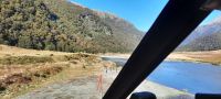 Neuseeland Südinsel - Mt. Aspiring Nationalpark - Landung im Siberia Valley