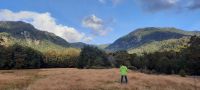 Neuseeland Südinsel - Murchison - Wanderung zu den Natural Flames
