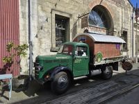 Oamaru Stadt mit Künstler