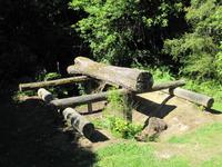 Pit Saw, mobiles Sägewerk