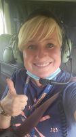 Rundreise Neuseeland - Franzi beim Rundflug in Kaikoura