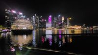 Rundreise Neuseeland - abendlicher Rundgang in Singapur