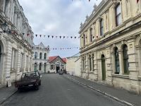 Sandsteinhäuser in Oamaru