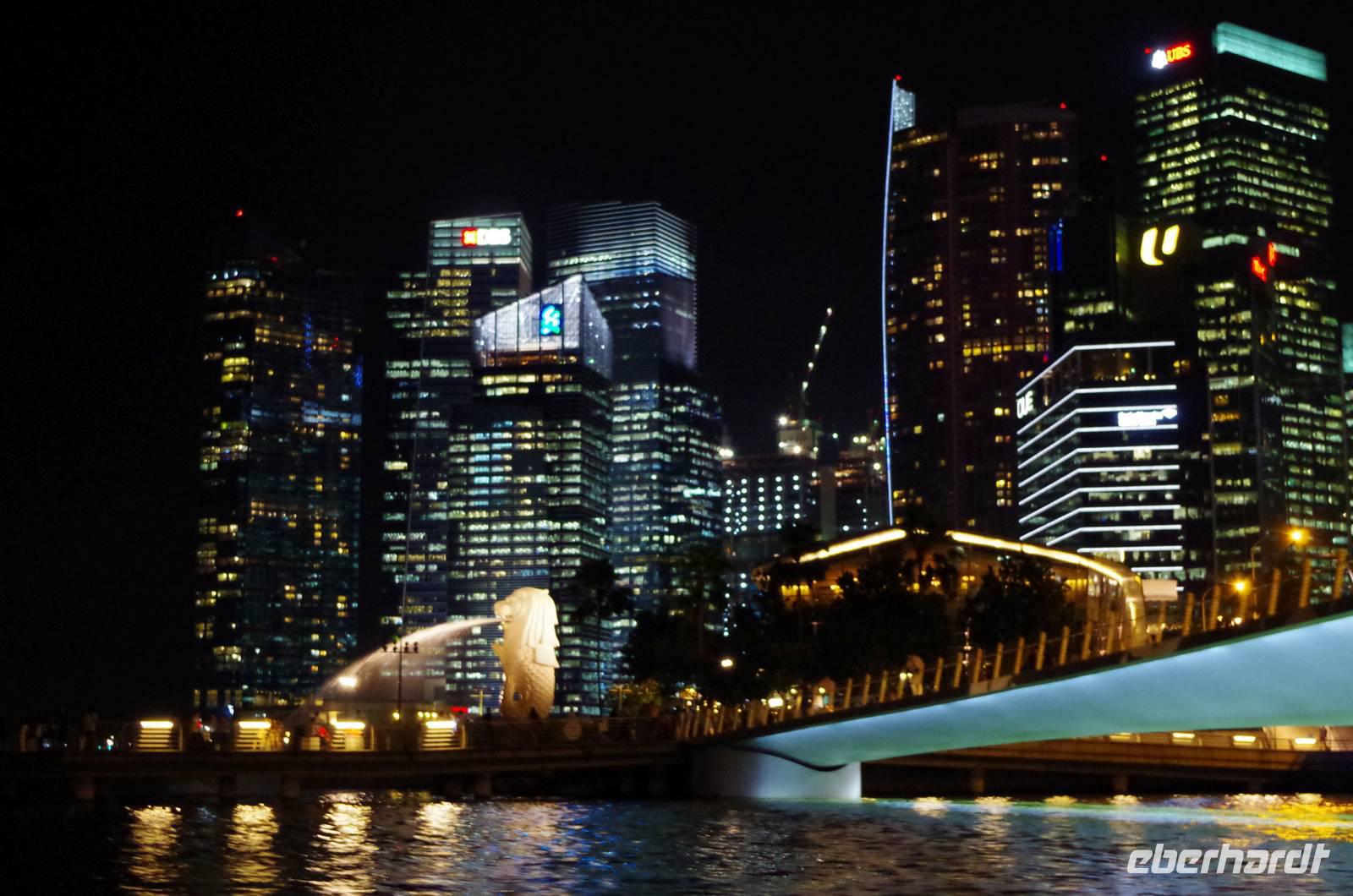 Singapur bei Nacht