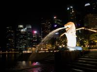 Singapur bei Nacht