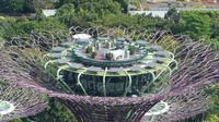 Singapur, Blick vom Observation Deck des Marina Bay Sands Hotels