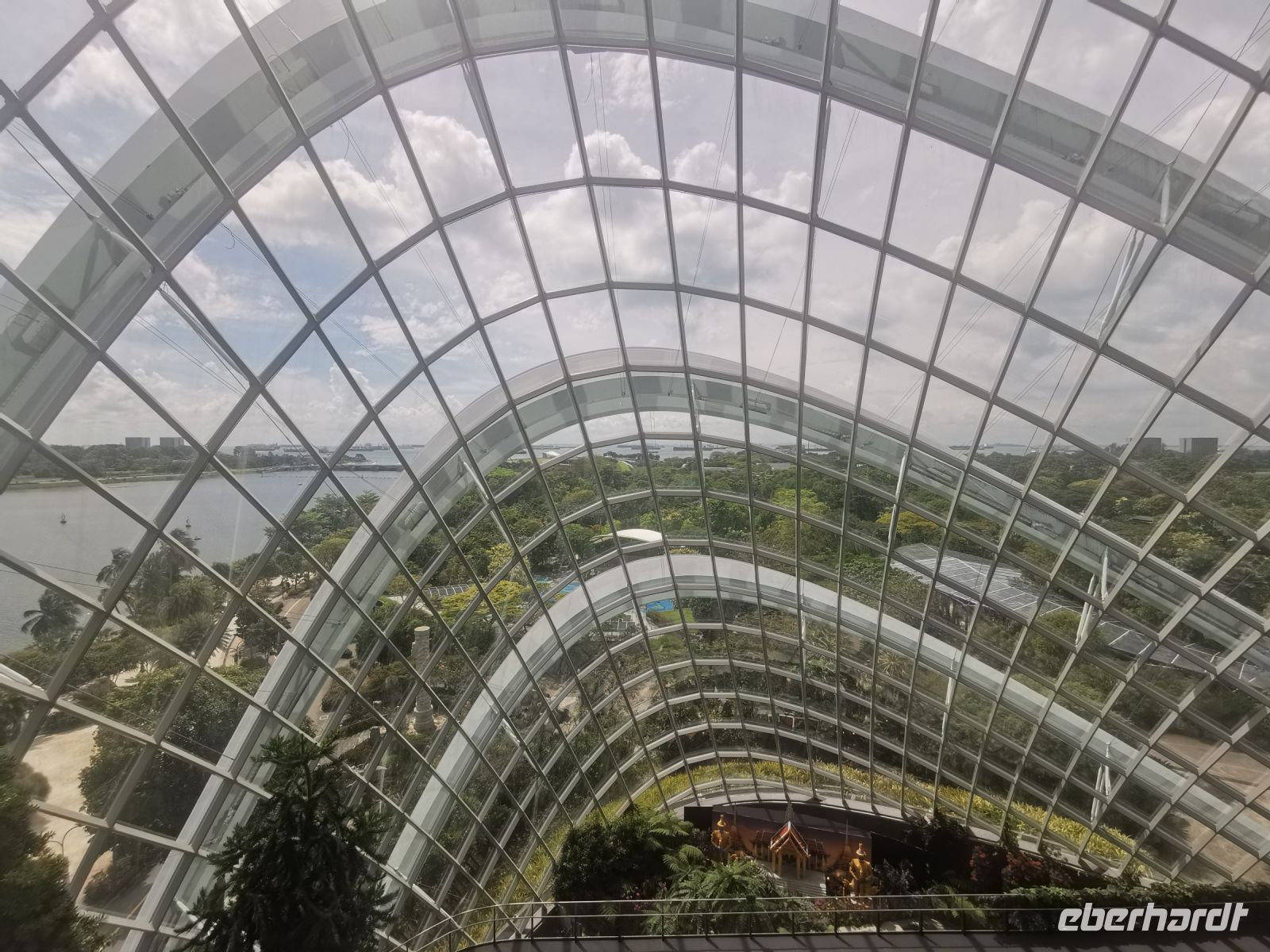 Singapur, Cloud Forest, Blick von oben