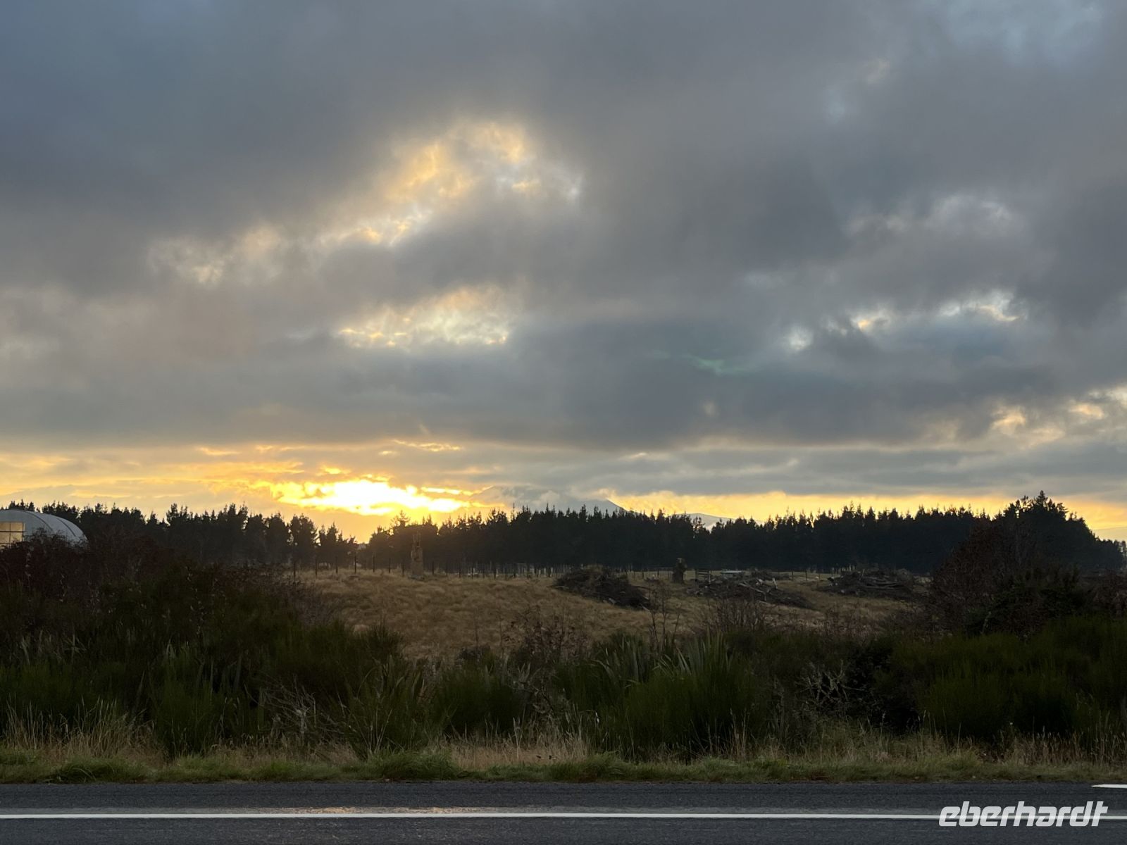 Sonnenaufgang am Mount Ruapehu