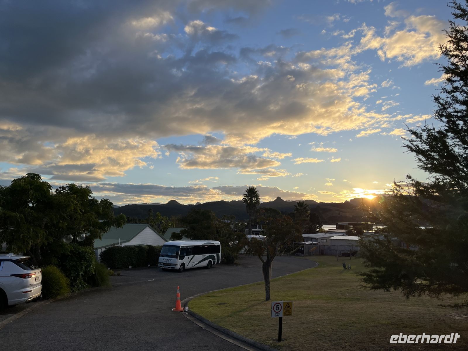 Sonnenuntergang in Pauanui