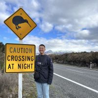 Straßenschild Kiwi