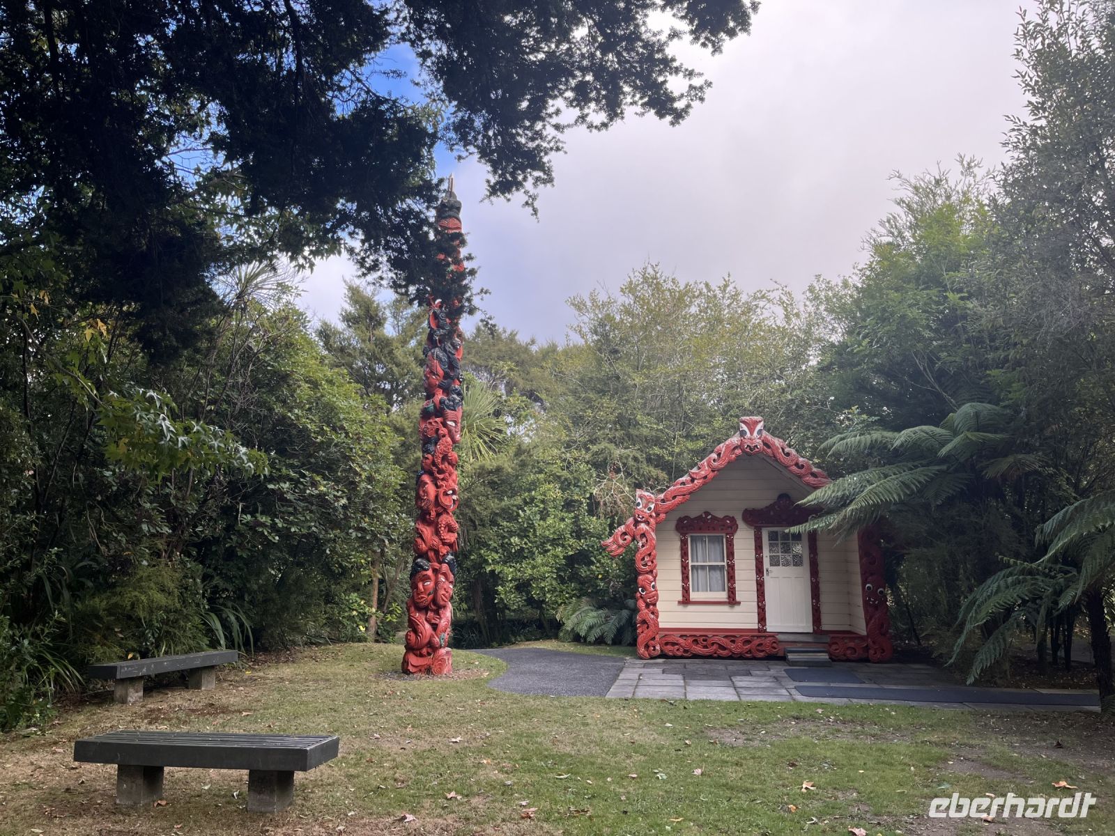 Typisches Maori-Haus 