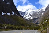 Warten vor dem Homer Tunnel