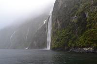 Wasserfälle im Milford Sound