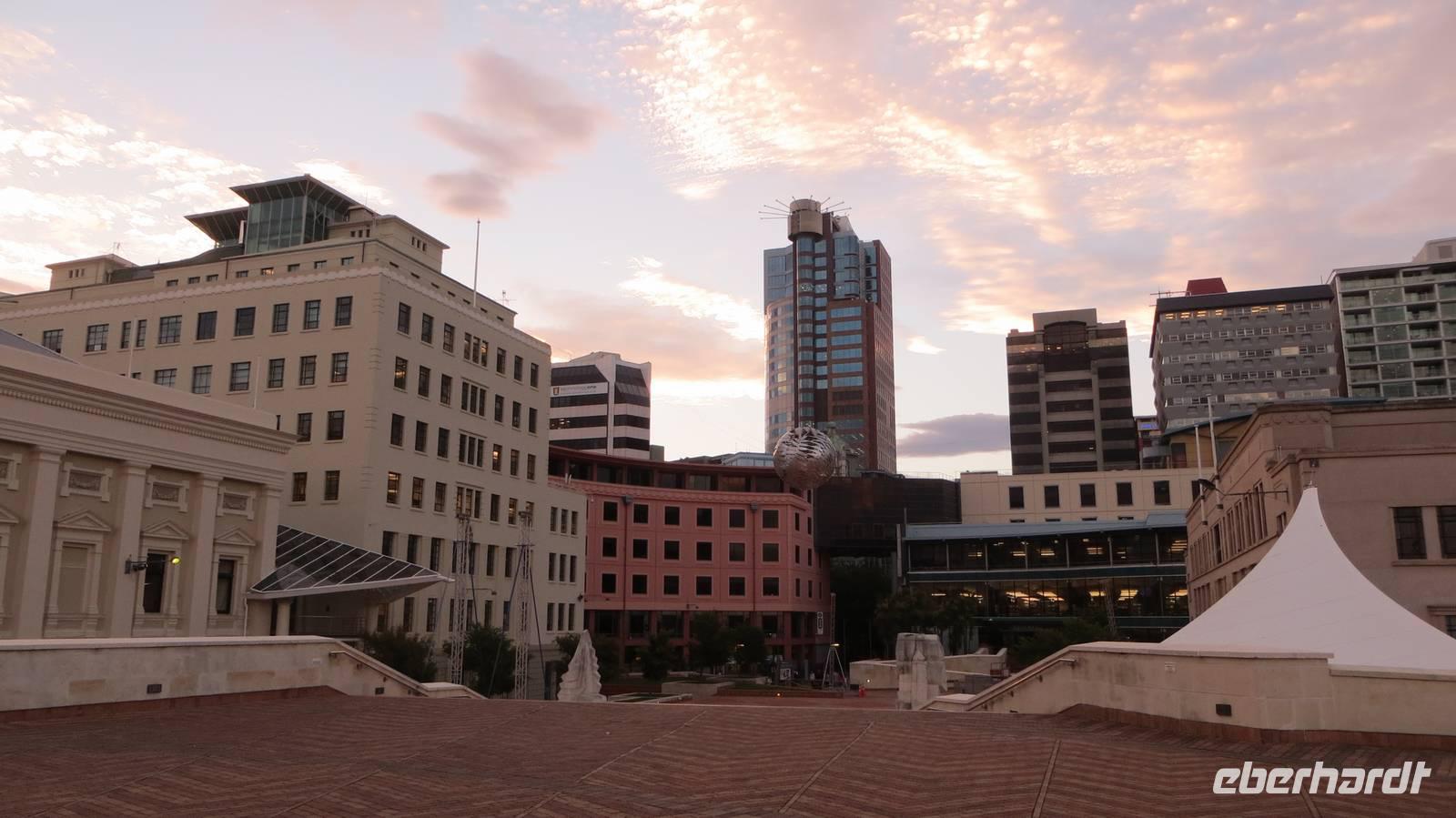 Wellington am Abend