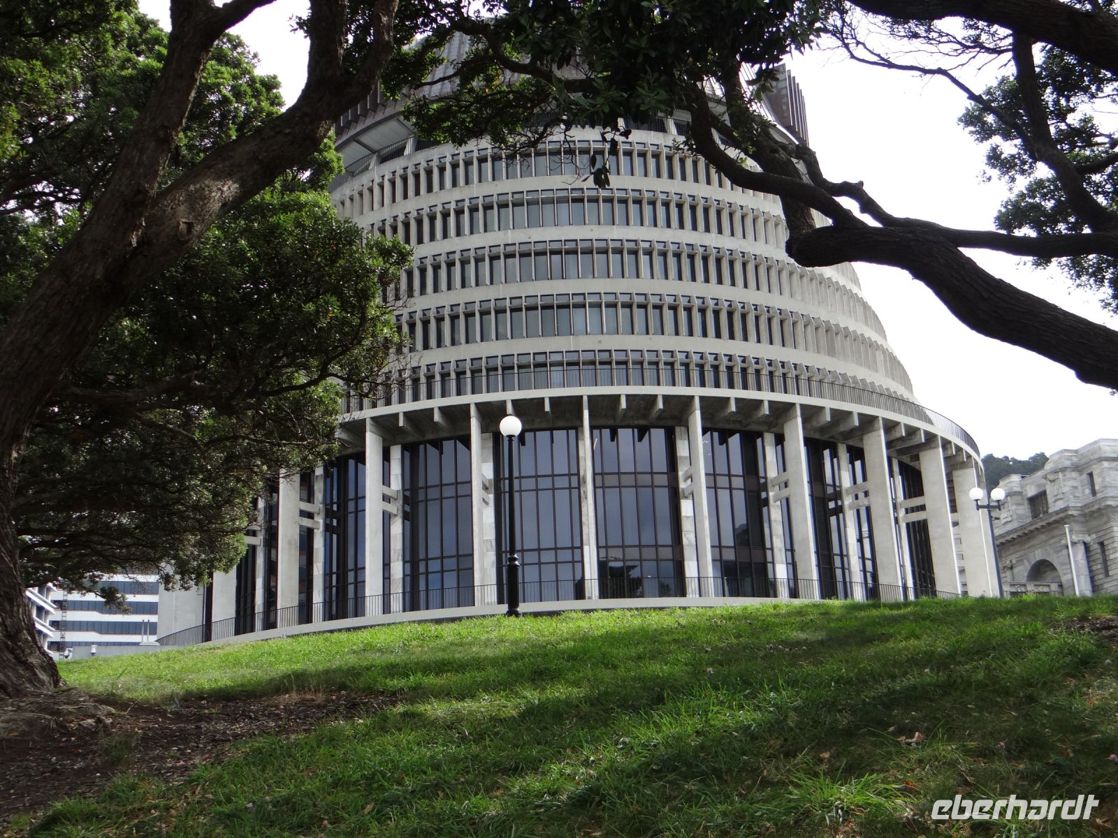 Wellington, im „Bienenstock“ sitzen die Abgeordneten.