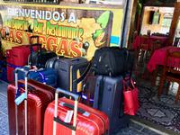 unser Koffer gehen auf die Insel in Osa