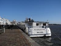 Anleger in Rotterdam an der Willemsbrücke