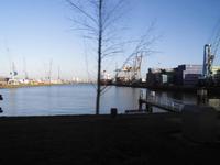 am Nreujahrstag im Containerhafen