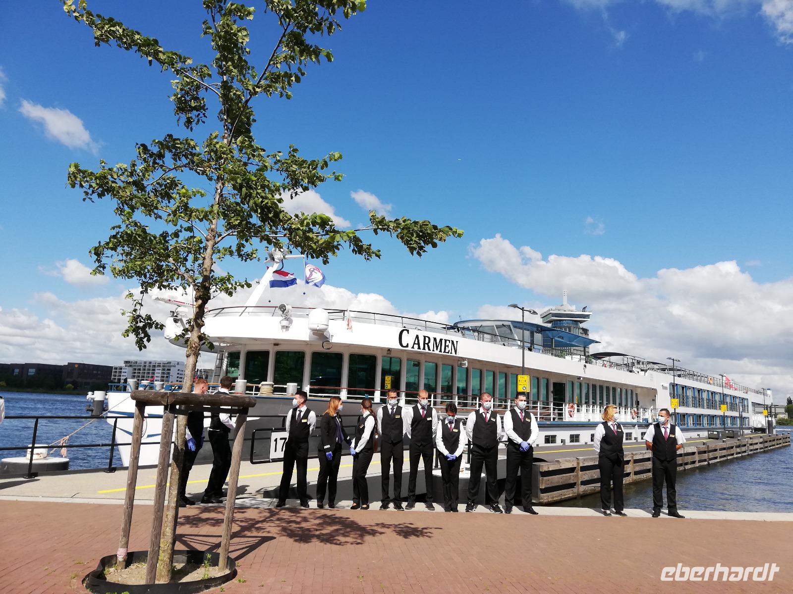 Ankunft in Amsterdam