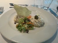 MS Symphonie - erstes Abendessen an Bord