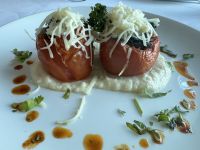 Abendessen auf der MS Dutch Grace