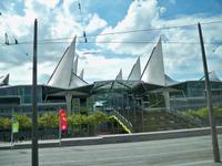 Segelförmige Dachkonstruktion, Super Architektur in Antwerpen, 