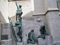 Handwerker an der Liebfrauen-Kathedrale